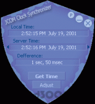 JCOM Clock Synchronizer screenshot